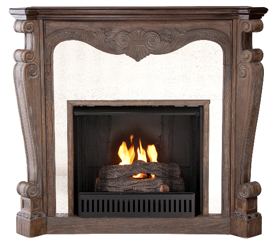 45'' Arturo Burnt Oak Gel Fuel Fireplace