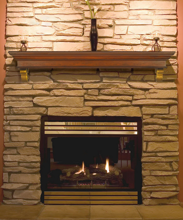 60"/ 72" The Ashland Mantel Shelf