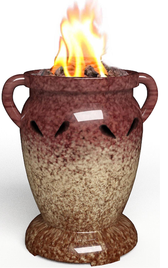 16.5'' Charlton Ceramic Outdoor Gas Firebowl