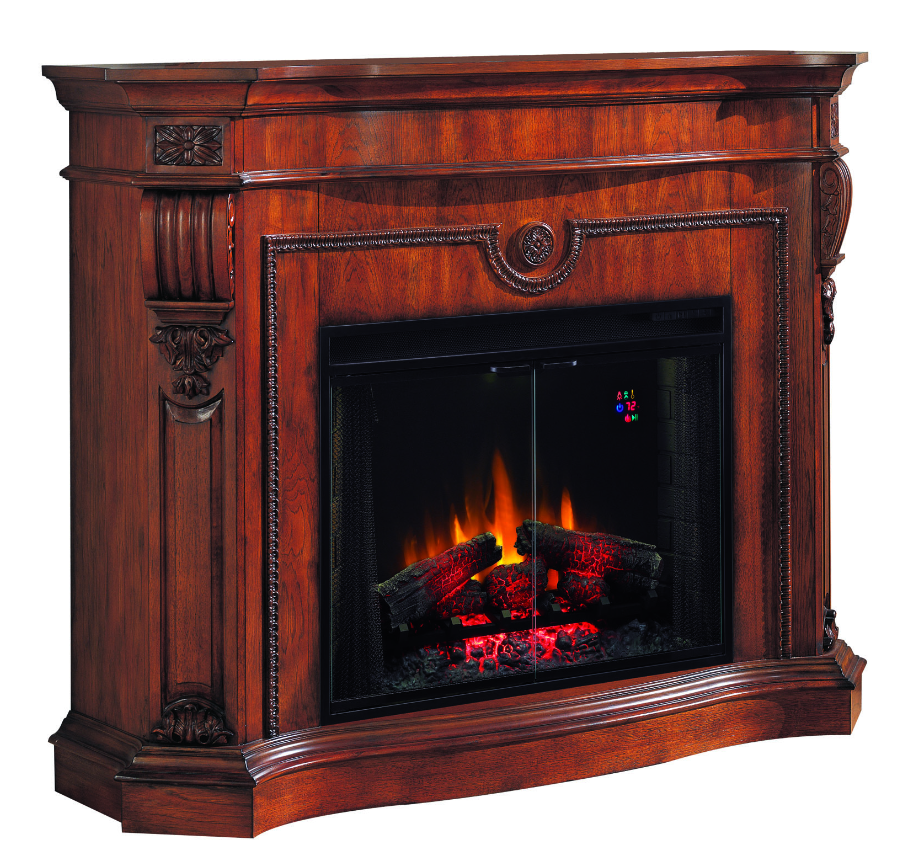 63'' Florence Pecan Cherry Classical Electric Fireplace