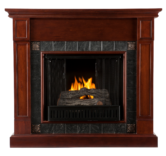 45'' Lungarno Cherry Gel Fuel Fireplace