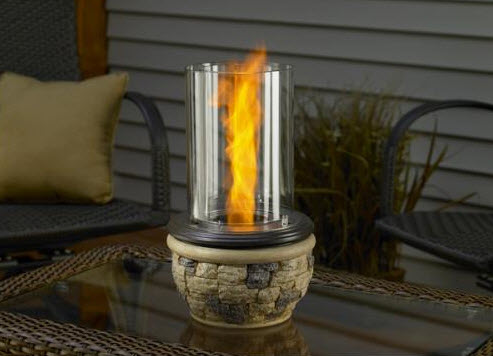 10'' Quarry Ledgestone Tabletop Fire Pit