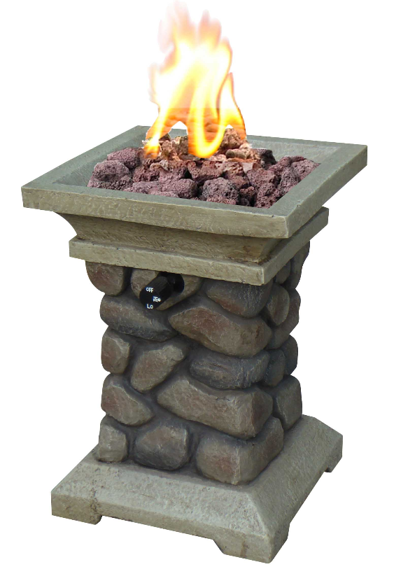 15'' Tuscan Ridge Tabletop Gas Firebowl