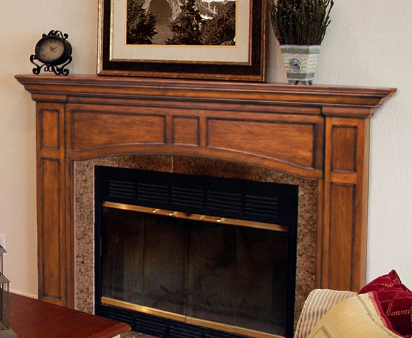48"/ 56" The Vance Fireplace Mantel