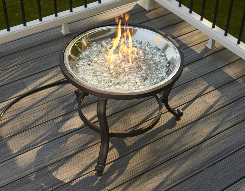 22.5'' Triplus Crystal Fire Pit Table