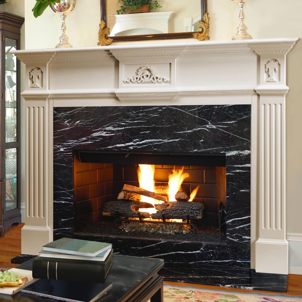 48"/ 56" The Florence Mantel Surround