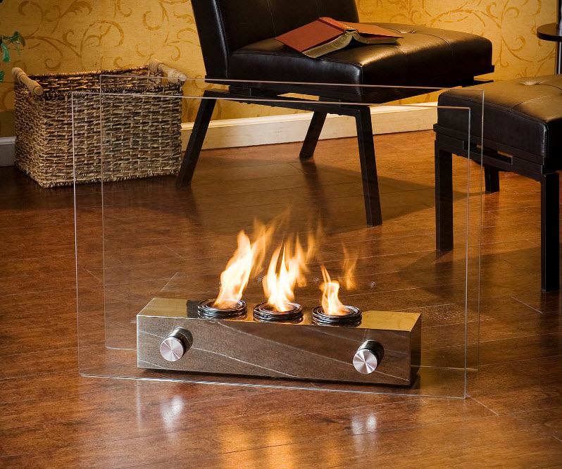 32" Holly & Martin Hudson Portable Indoor/Outdoor Gel Fireplace