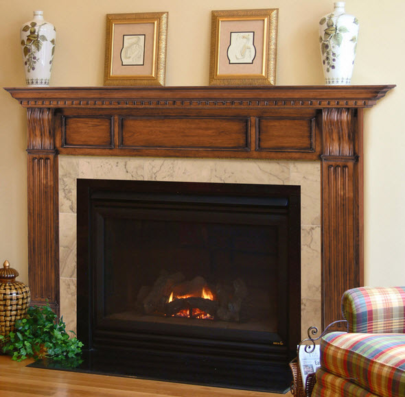 48"/ 56" The Gloucester Fireplace Mantel