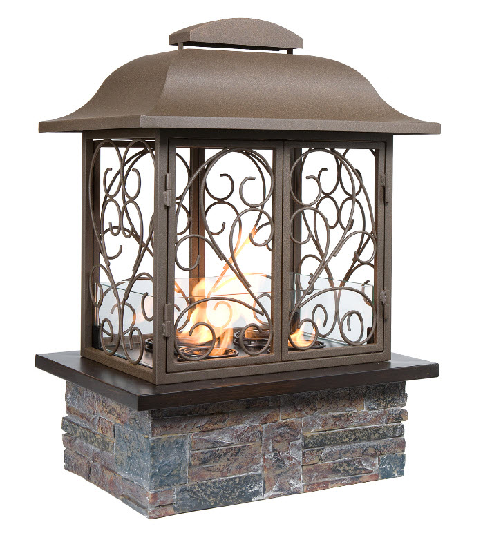 23" Taos Portable Gel Fuel Fireplace 