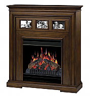 37.5" Dimplex Acadian Walnut Electric Fireplace