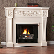 44.5" Holly & Martin Huntington Gel Fireplace-Ivory