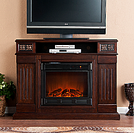 48'' Holly & Martin Clifton Media Electric Fireplace-Espresso