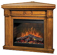 54.8" Dimplex Stratford Oak Purifire Corner Electric Fireplace