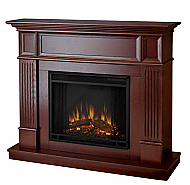 45" Cameron Mahogany Convertible Electric Fireplace