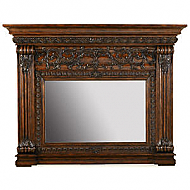 83" Casa Bella Mantel Mirror - Dark
