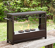 33.25" Holly & Martin Saratoga Portable Indoor/Outdoor Gel Fireplace