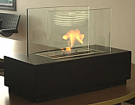 23.62" Tizzo Ethanol Floor Bio-Fireplace
