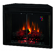 28'' Classic Flame Electric Fireplace Insert with Doors