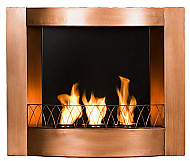 27.25" Holly & Martin Hallston Wall Mount Fireplace-Copper