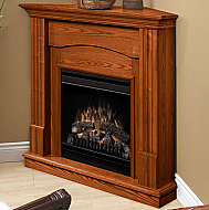 39.5" Dimplex Branson Oak Corner Electric Fireplace