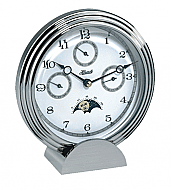 5.75'' Stockton Nickel Quartz Hermle Mantel Clock