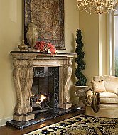 80.5" Brookstone Fireplace Surround