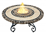 43'' Harmonize Large Round Outdoor Fire Pit Table