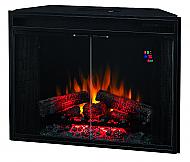 33'' Classic Flame Electric Fireplace Insert with Doors