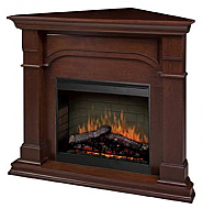 51.4" Dimplex Oxford Cherry Corner Electric Fireplace