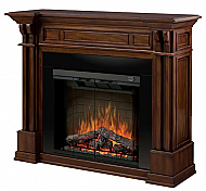 63" Dimplex Kendal Burnished Walnut Purifire Electric Fireplace