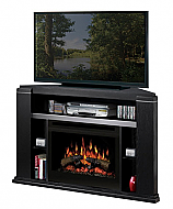 49.4" Dimplex Cloverdale Black Entertainment Center Fireplace
