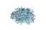 Caribbean Blue Reflective Fyre Glass