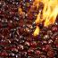 Ruby Tempered Fire Glass Gems
