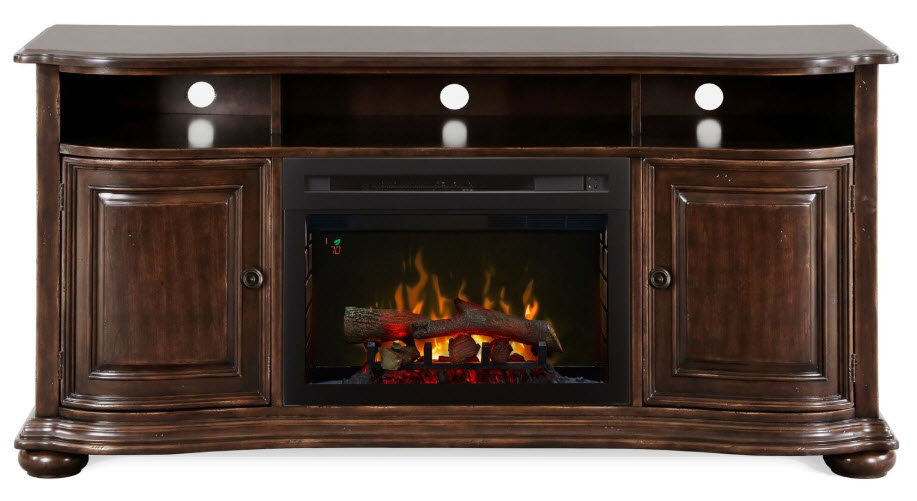 66" Dimplex Henderson Deep Cherry Media Console Fireplace GDS25LD