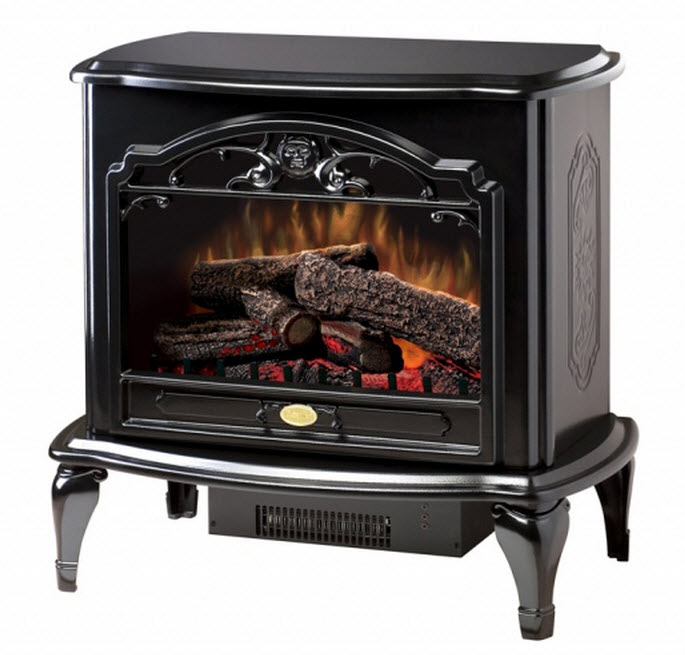 29.6" Dimplex Celeste Black Stove Electric Fireplace