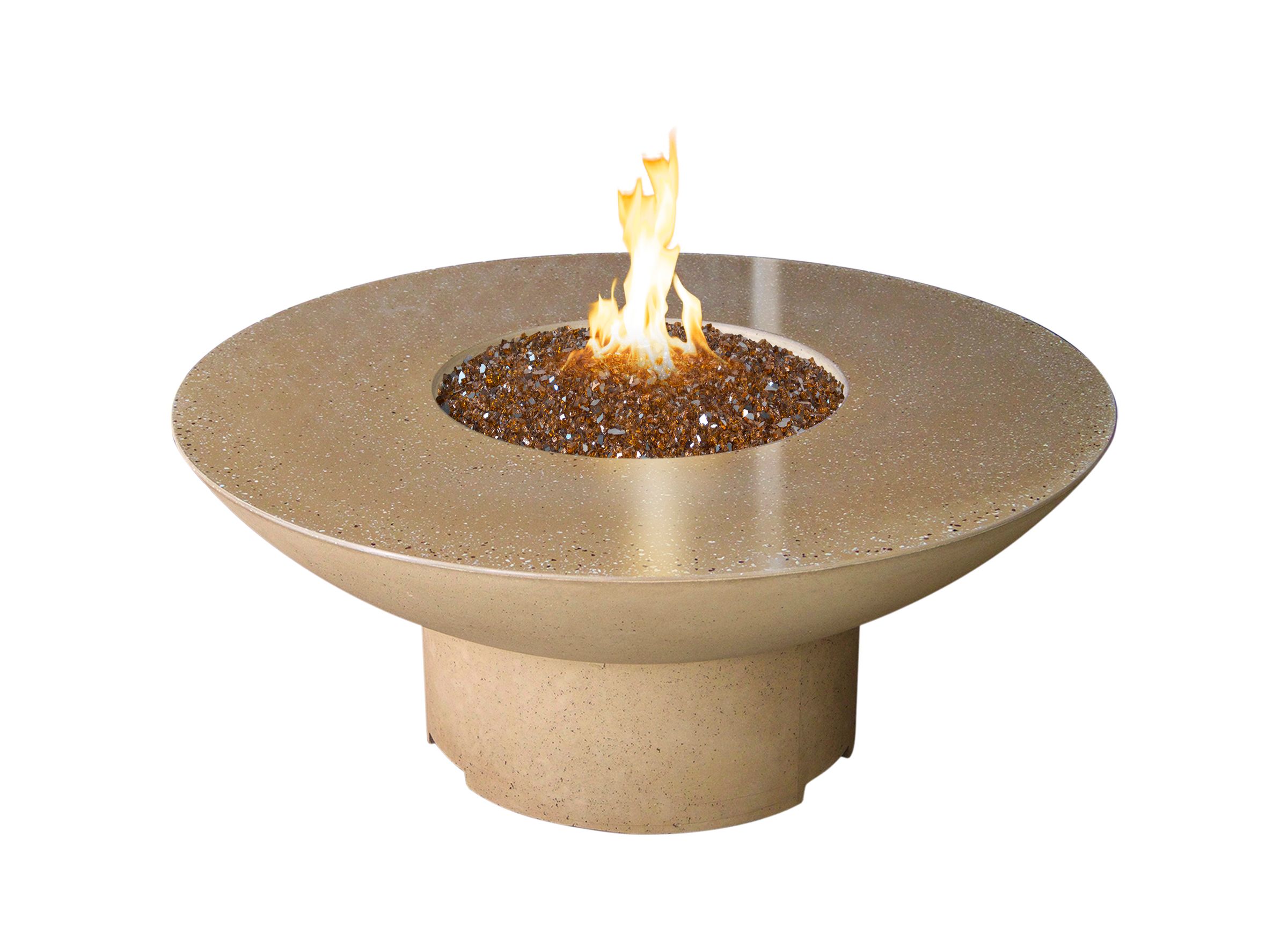 48" Lotus Round Firetable