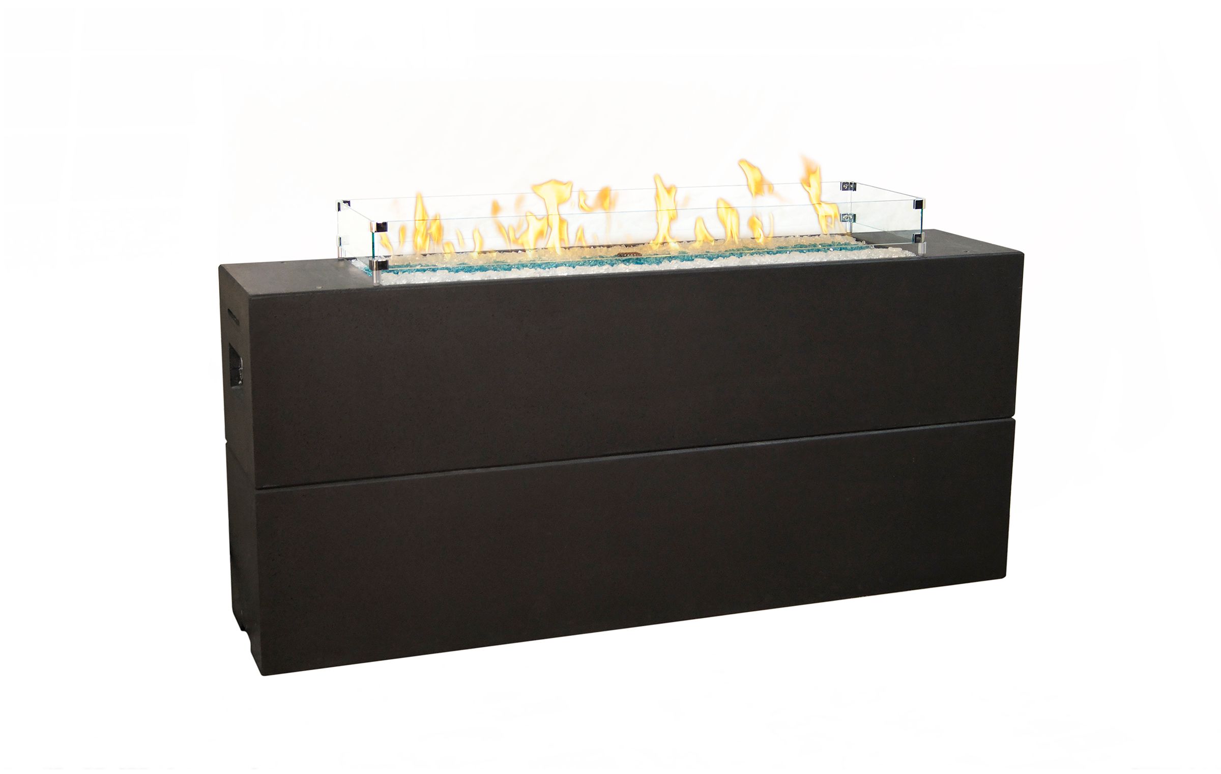 72" Milan Tall Linear Firetable