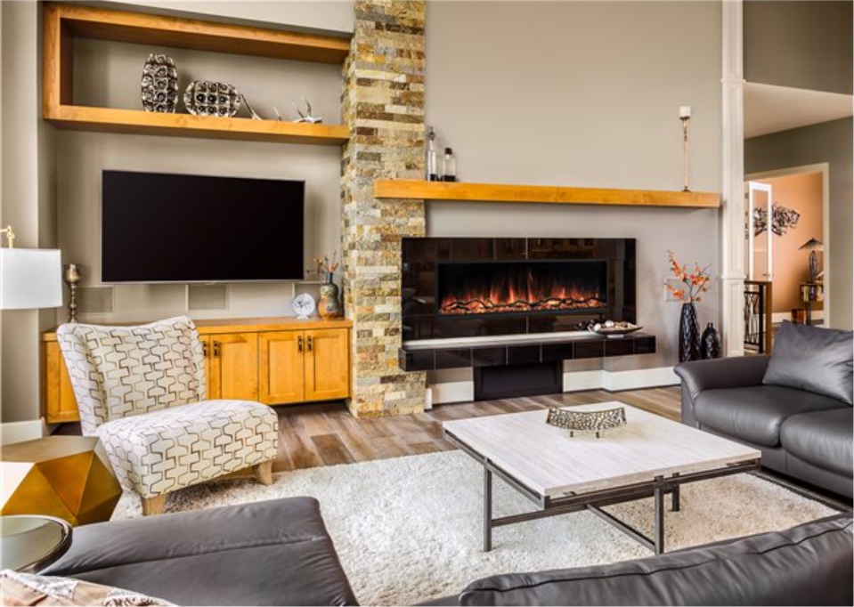 44" Landscape Pro Slim Built-In Electric Fireplace