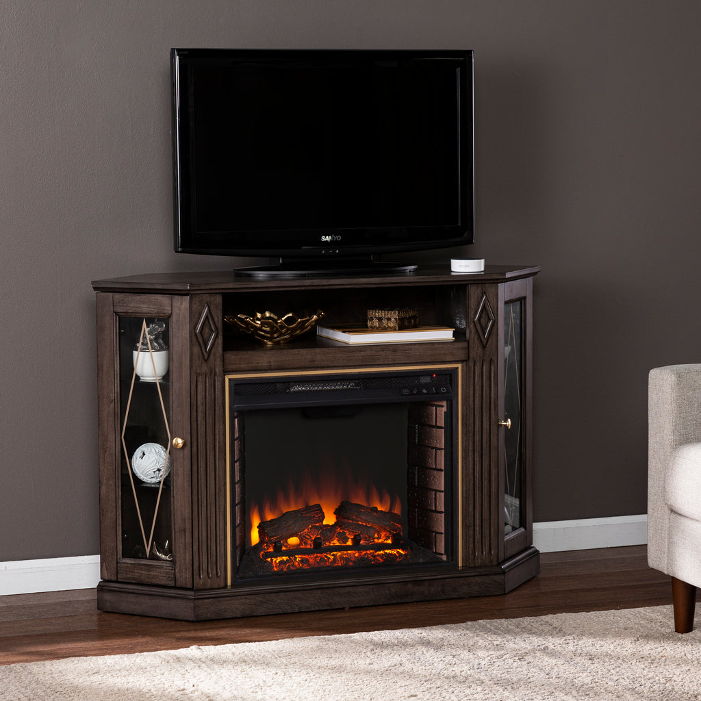 47.25” Austindale Electric Fireplace w/ Media Storage