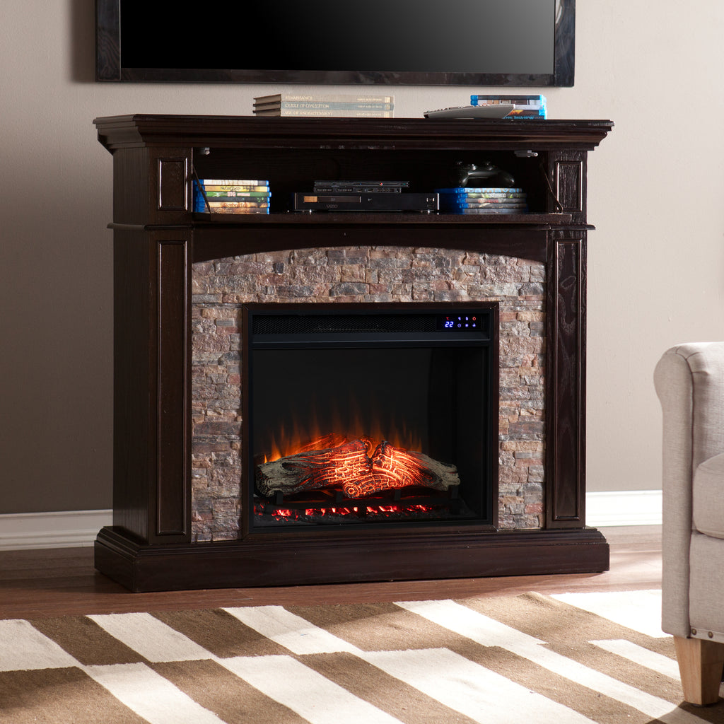 45.5" Grantham Convertible Touch Screen Electric Fireplace 45.5" Grantham Convertible Touch Screen Electric Fireplace