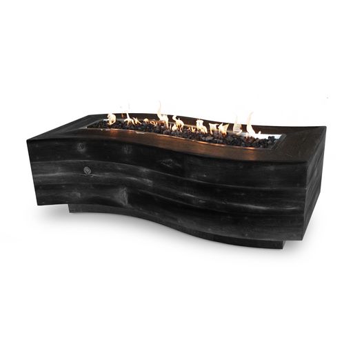 The Outdoor Plus 60" Big Sur Fire Pit - GFRC Woodgrain