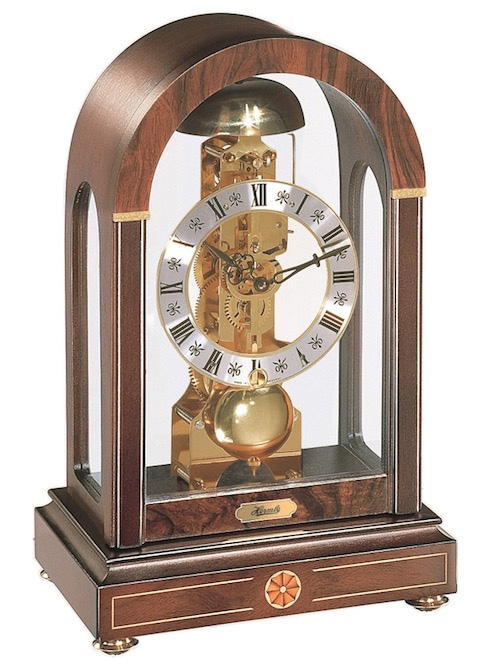Stratford Rich Walnut Hermle Mantel Clock Stratford Rich Walnut Hermle Mantel Clock