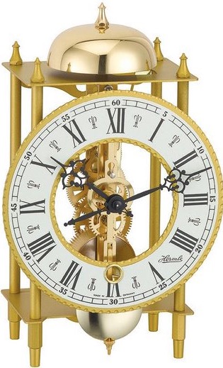 Lahr Brass Finish Hermle Mantel Clock Lahr Brass Finish Hermle Mantel Clock