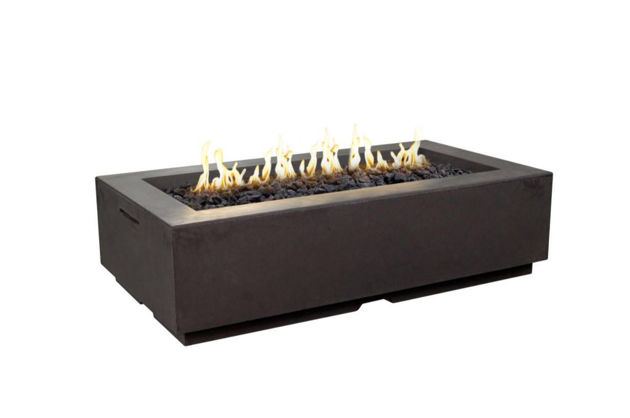 56" Louvre Rectangle Fire Pit 