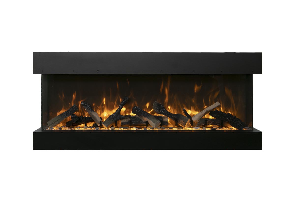 70 Amantii 3 Sided Glass Electric Fireplace