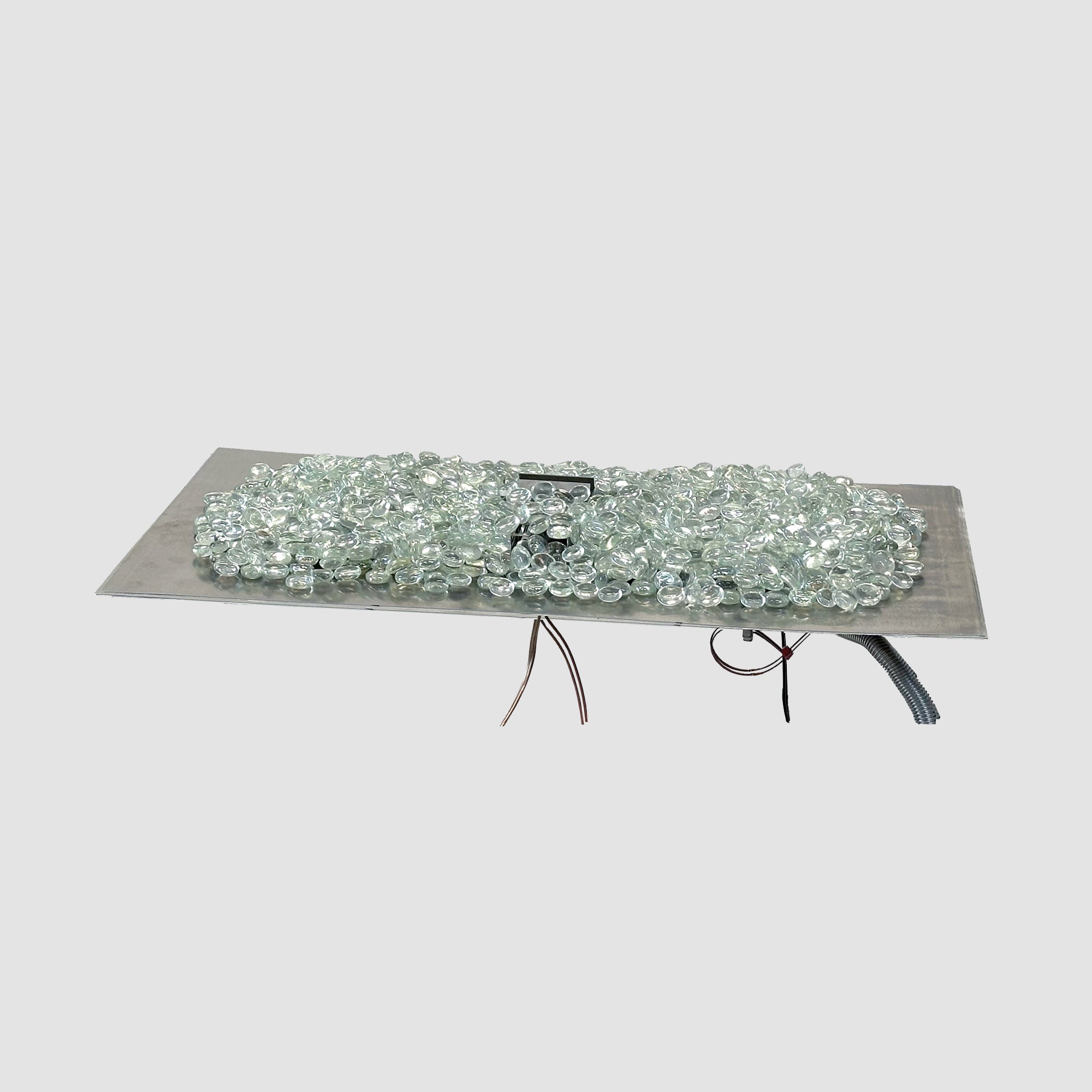 24" Crystal Fire Plus Linear Gas Burner Insert and Plate Kit