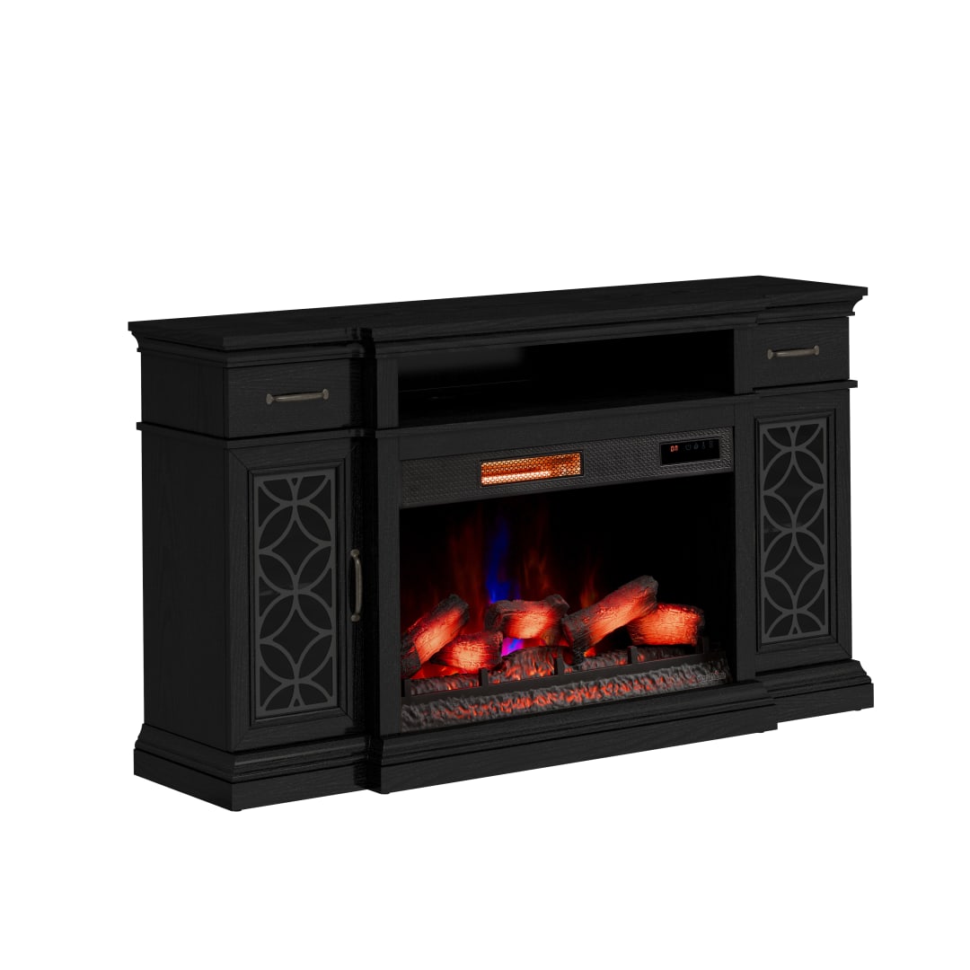 64" Duraflame Benedict Media Mantel with Electric Fireplace
