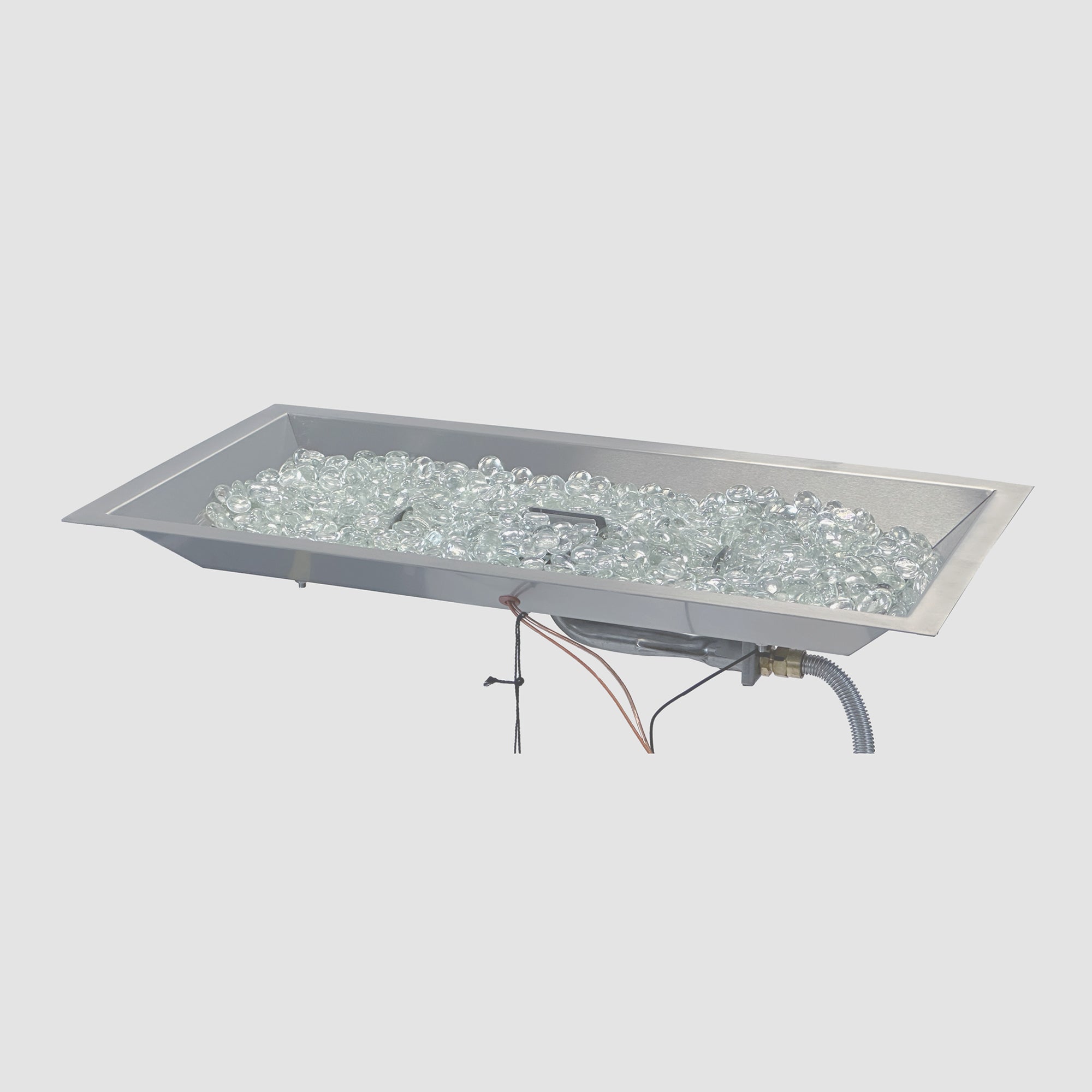 24" Crystal Fire Plus Linear Gas Burner
