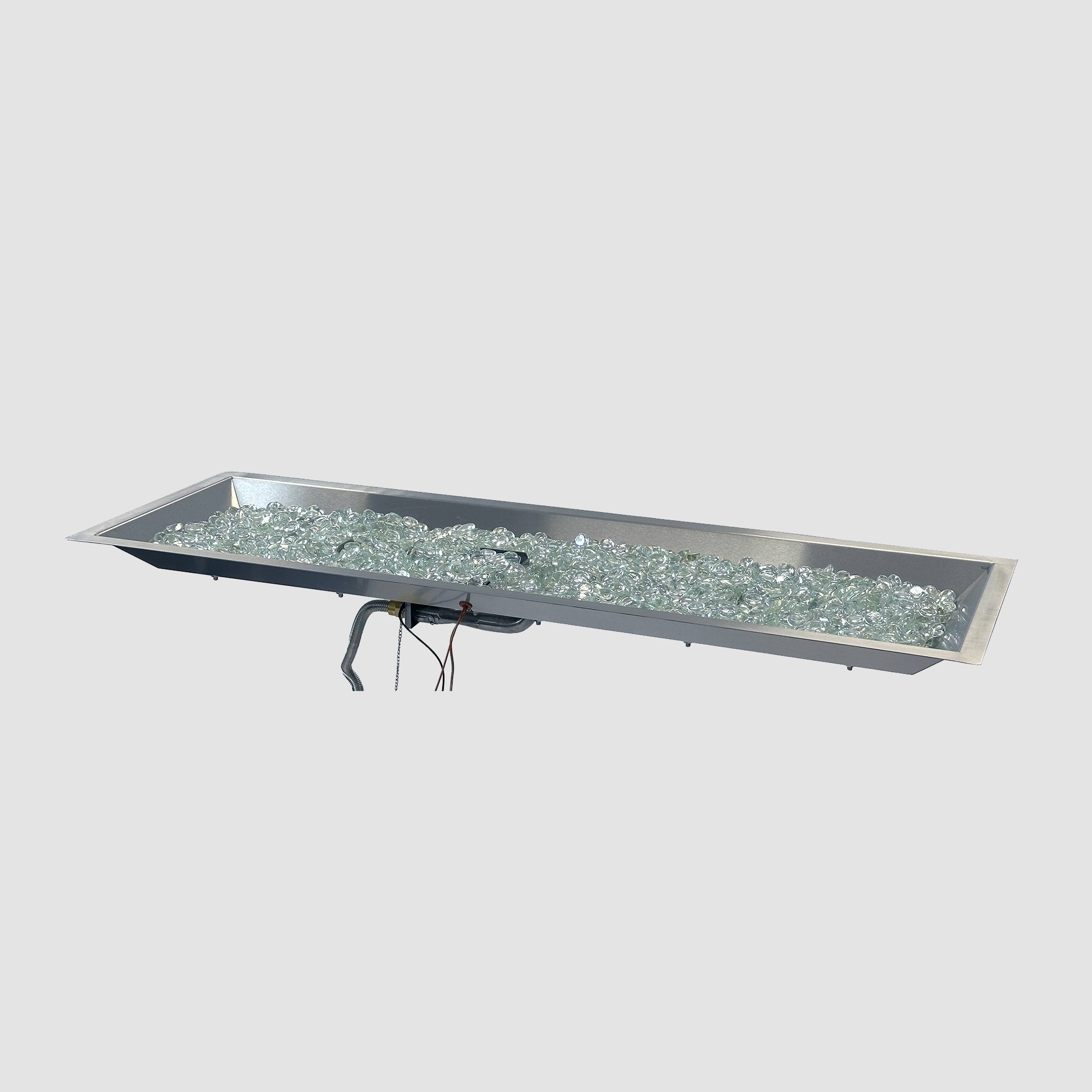 42" Crystal Fire Plus Linear Gas Burner with Direct Spark Ignition (LP)