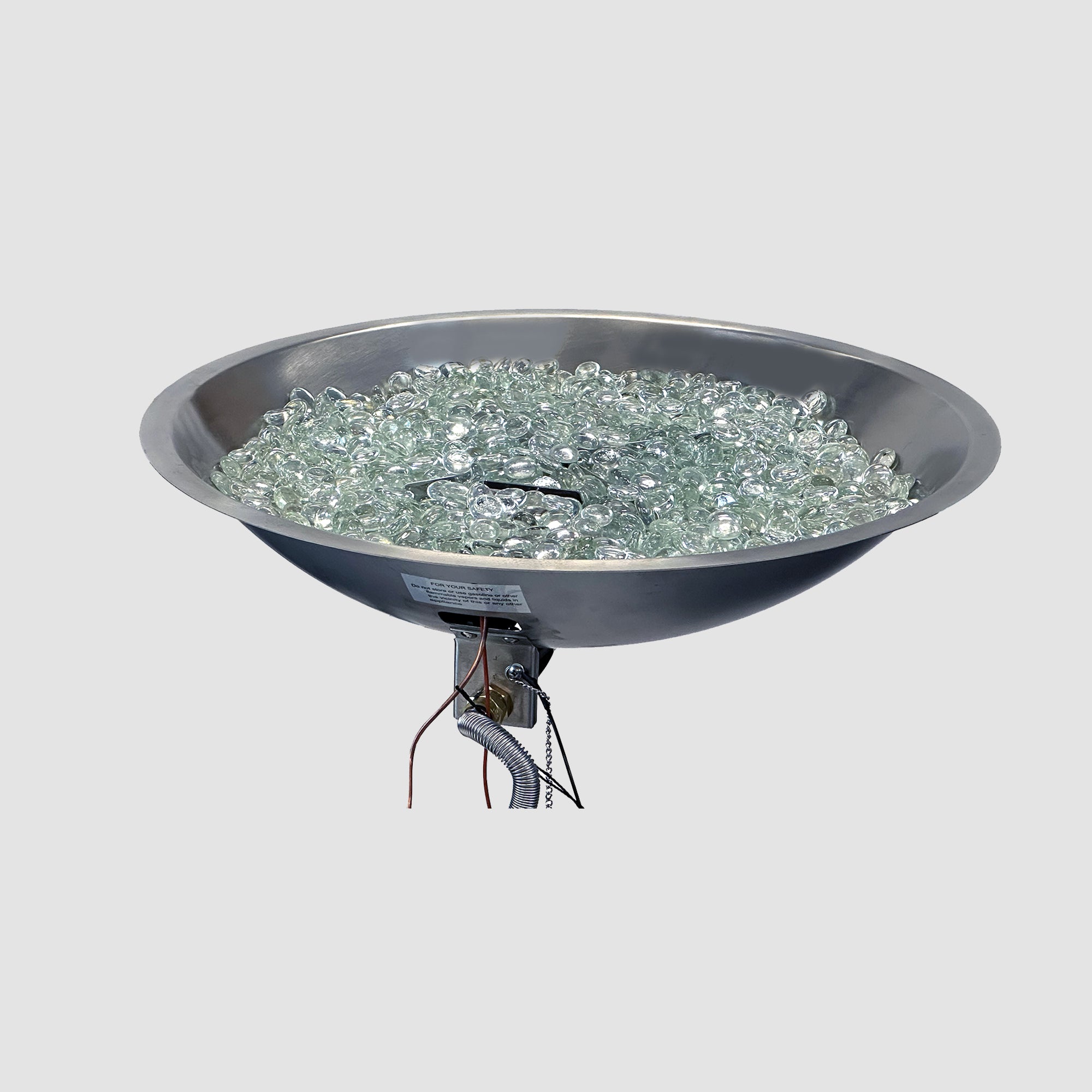 30" Crystal Fire Plus Round Gas Burner with Direct Spark Ignition (NG)